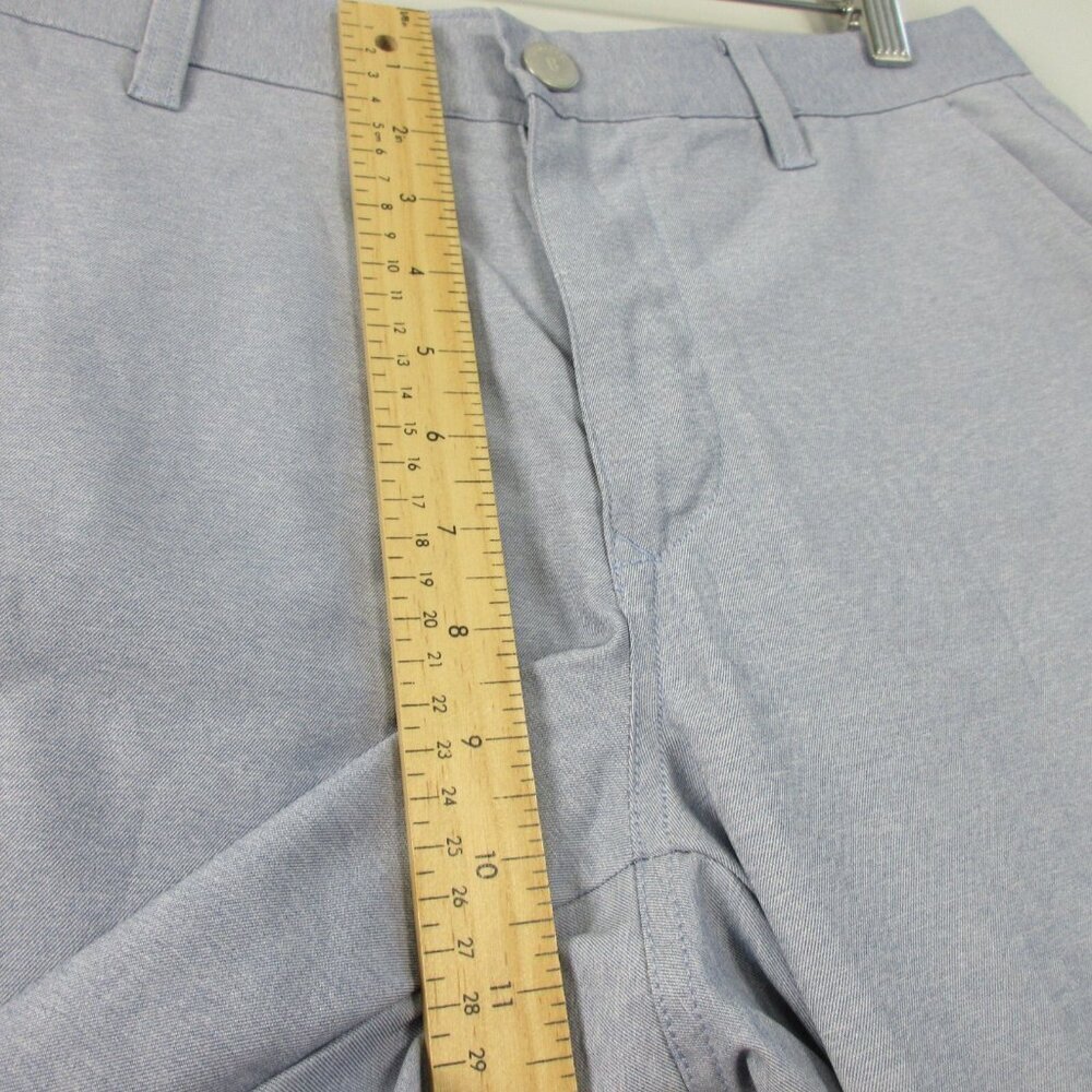 Bonobos Golf Pants Men 31x32 Blue Straight Flat Front Performance Stretch 378 - Picture 10 of 12